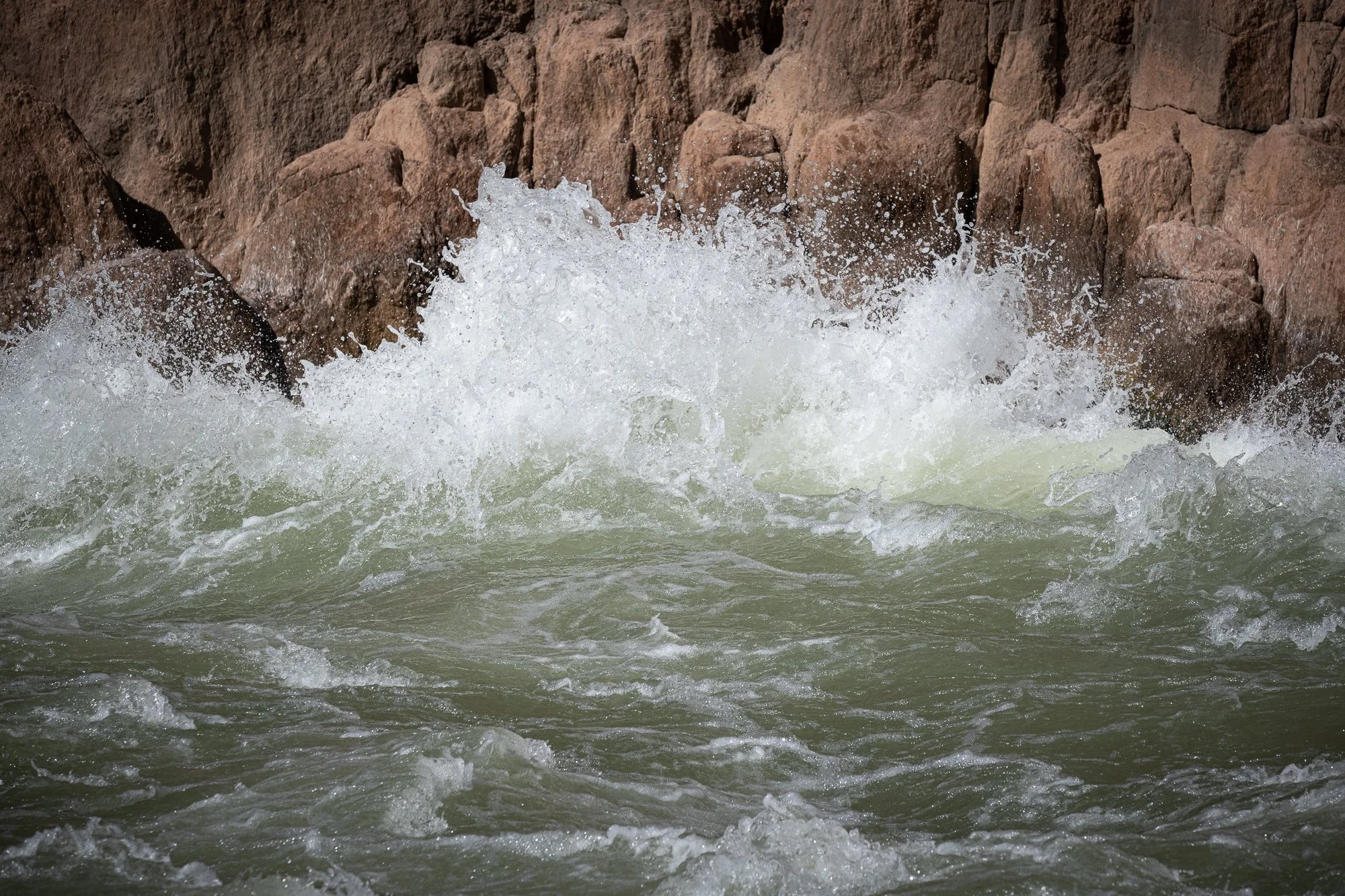 Colorado River. Granite Rapids, Grand Canyon National Park, Arizona
