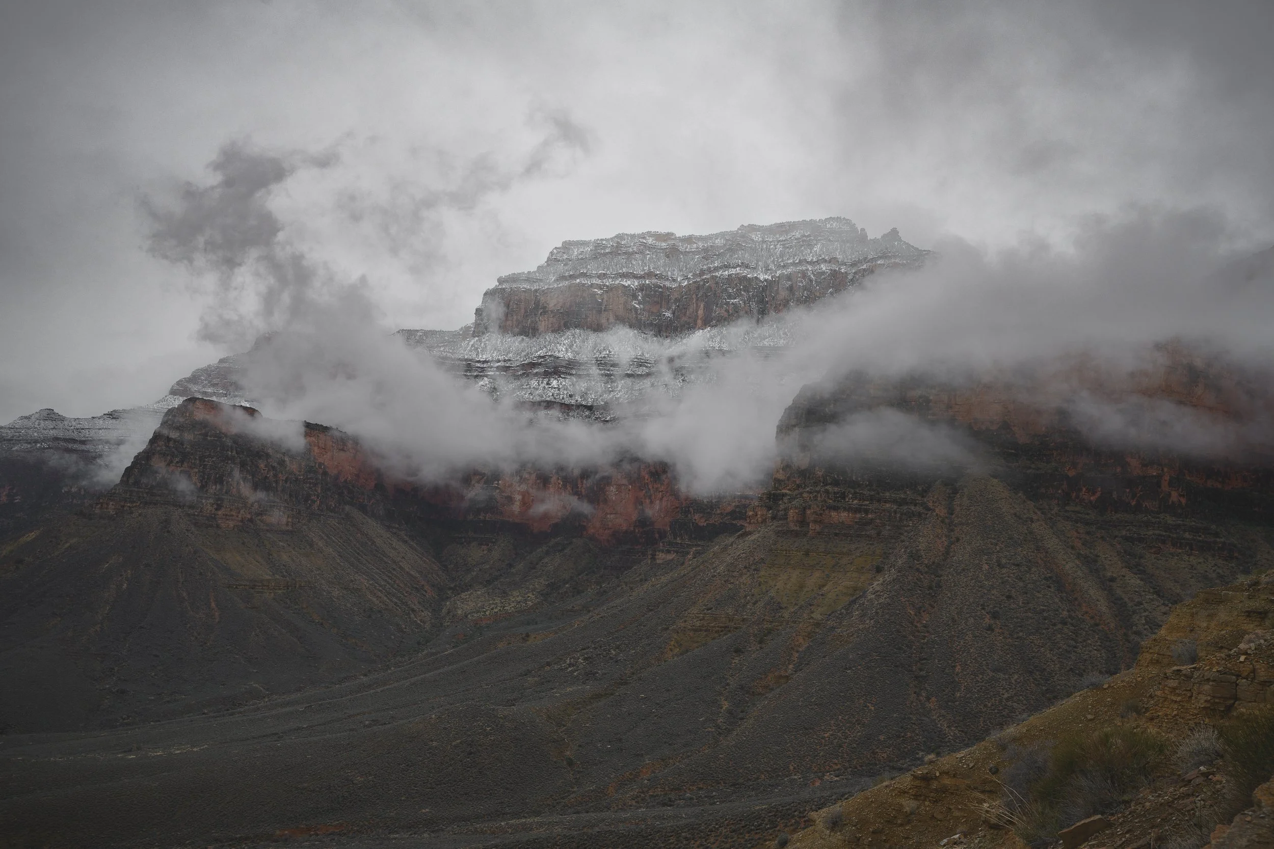 Winter, Tonto Trail, Grand Canyon, Arizona