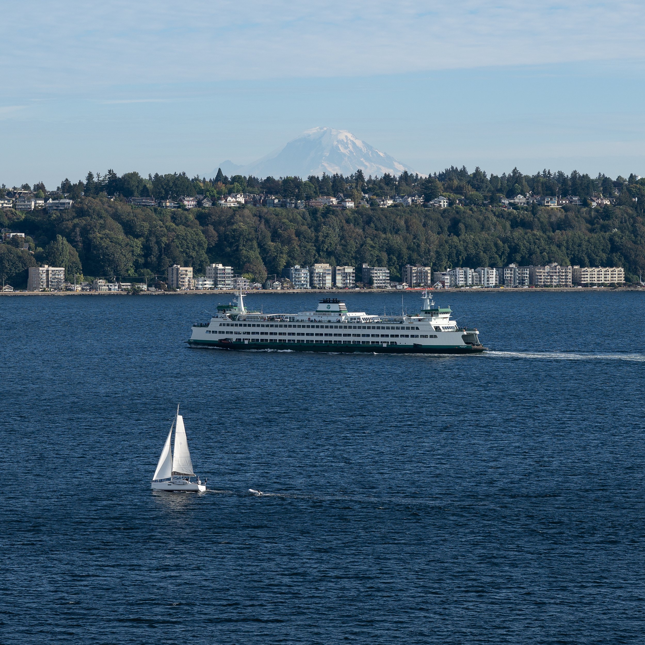Mt. Rainier, Puget Sound, Seattle Washington