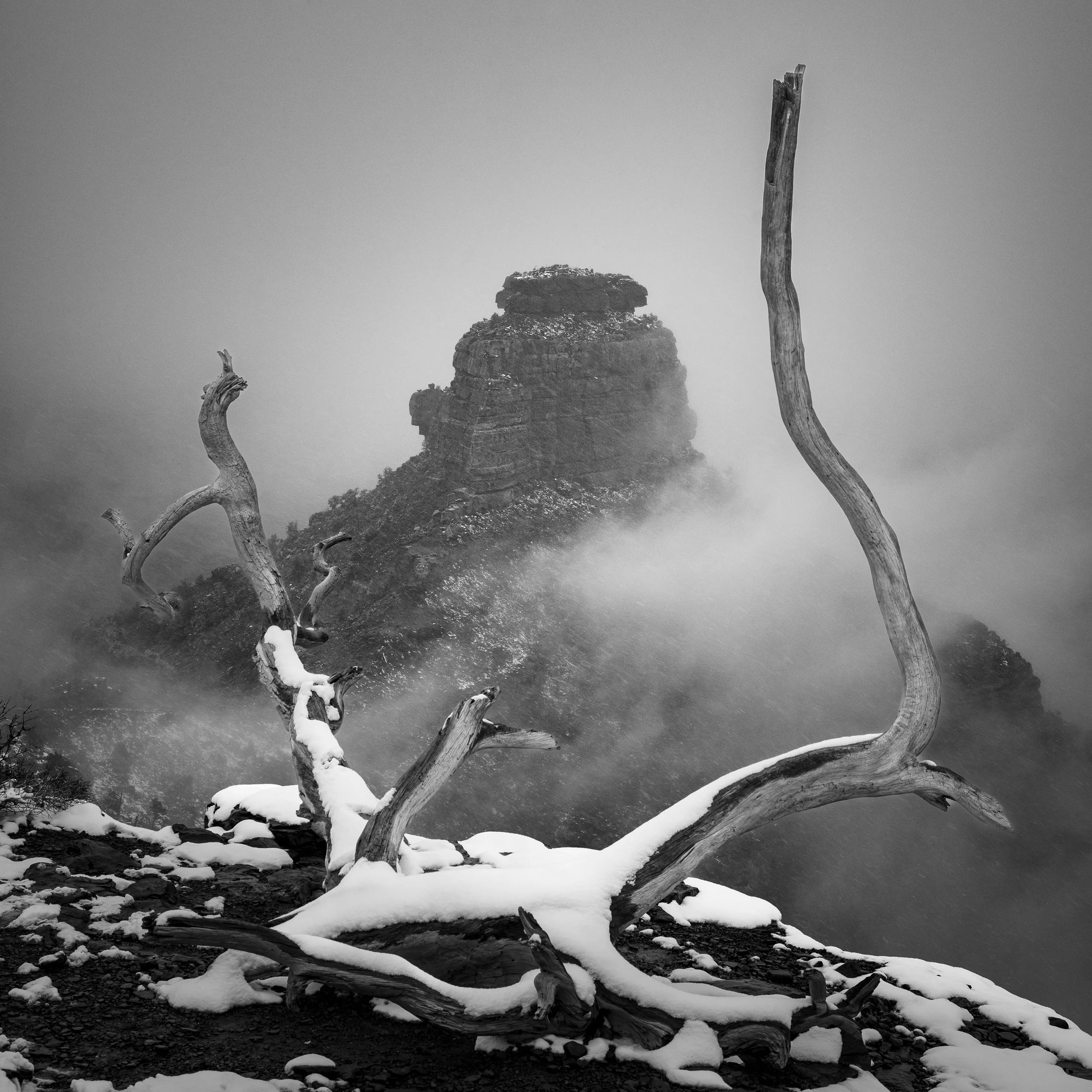 Winter, South Kaibab Trail, Grand Canyon, Arizona