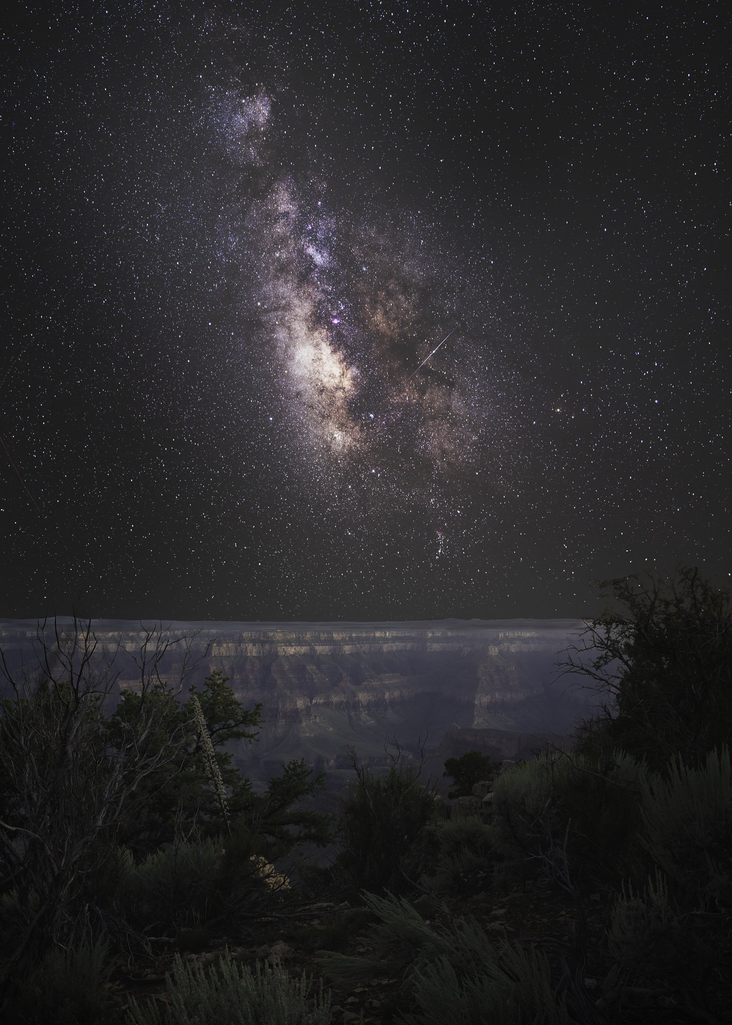 Milky Way, North Rim, Point Sublime, Grand Canyon National Park, Arizona
