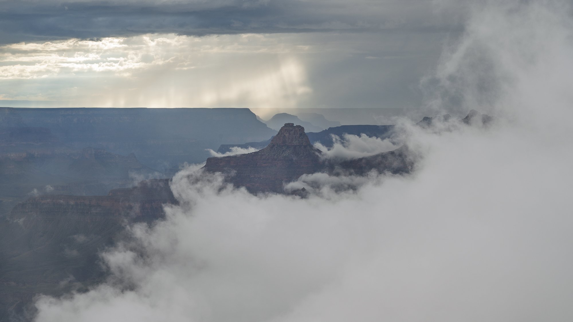 Moody Weather, Cape Royal, Grand Canyon National Park, Arizona