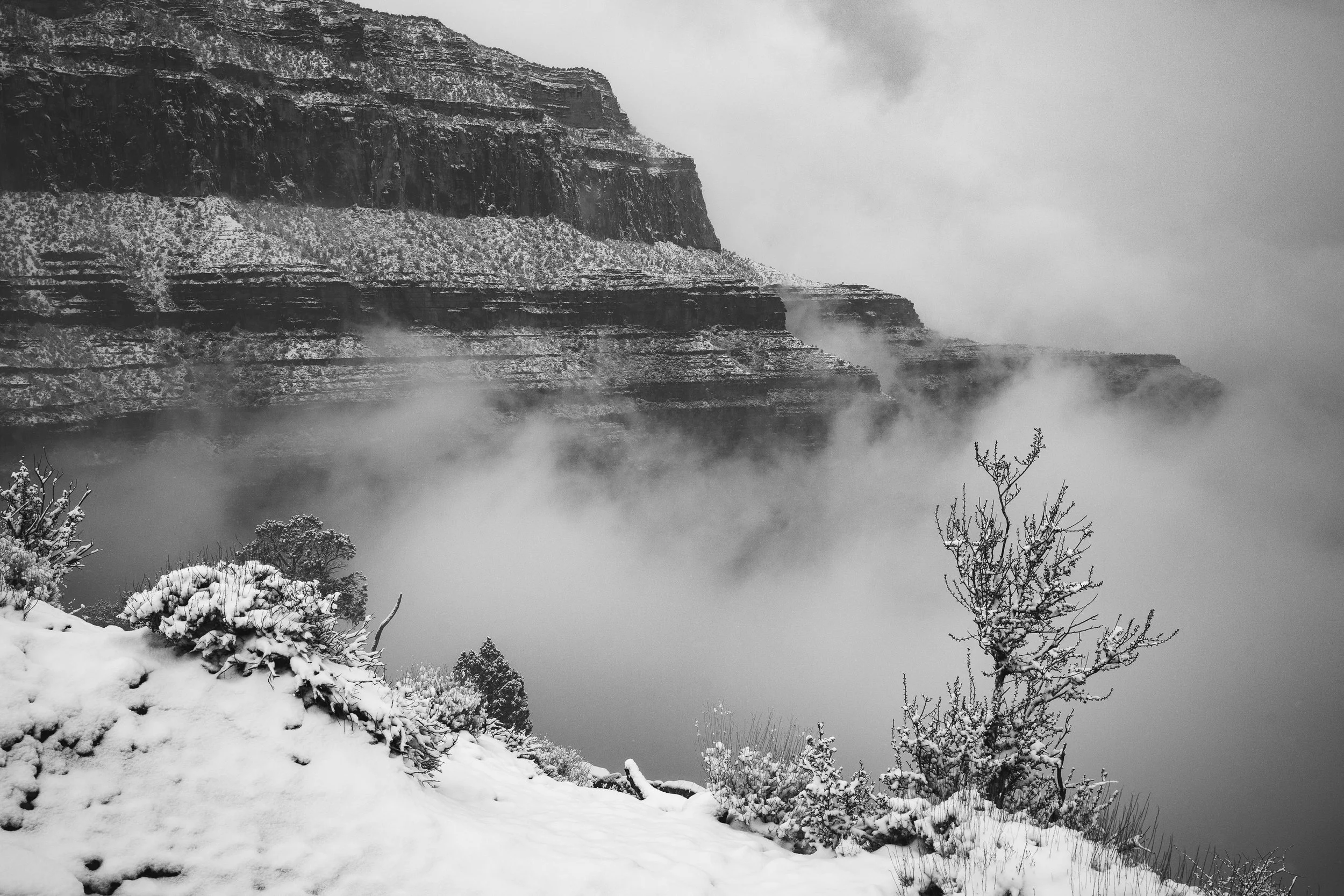 Winter, South Kaibab Trail, Grand Canyon, Arizona
