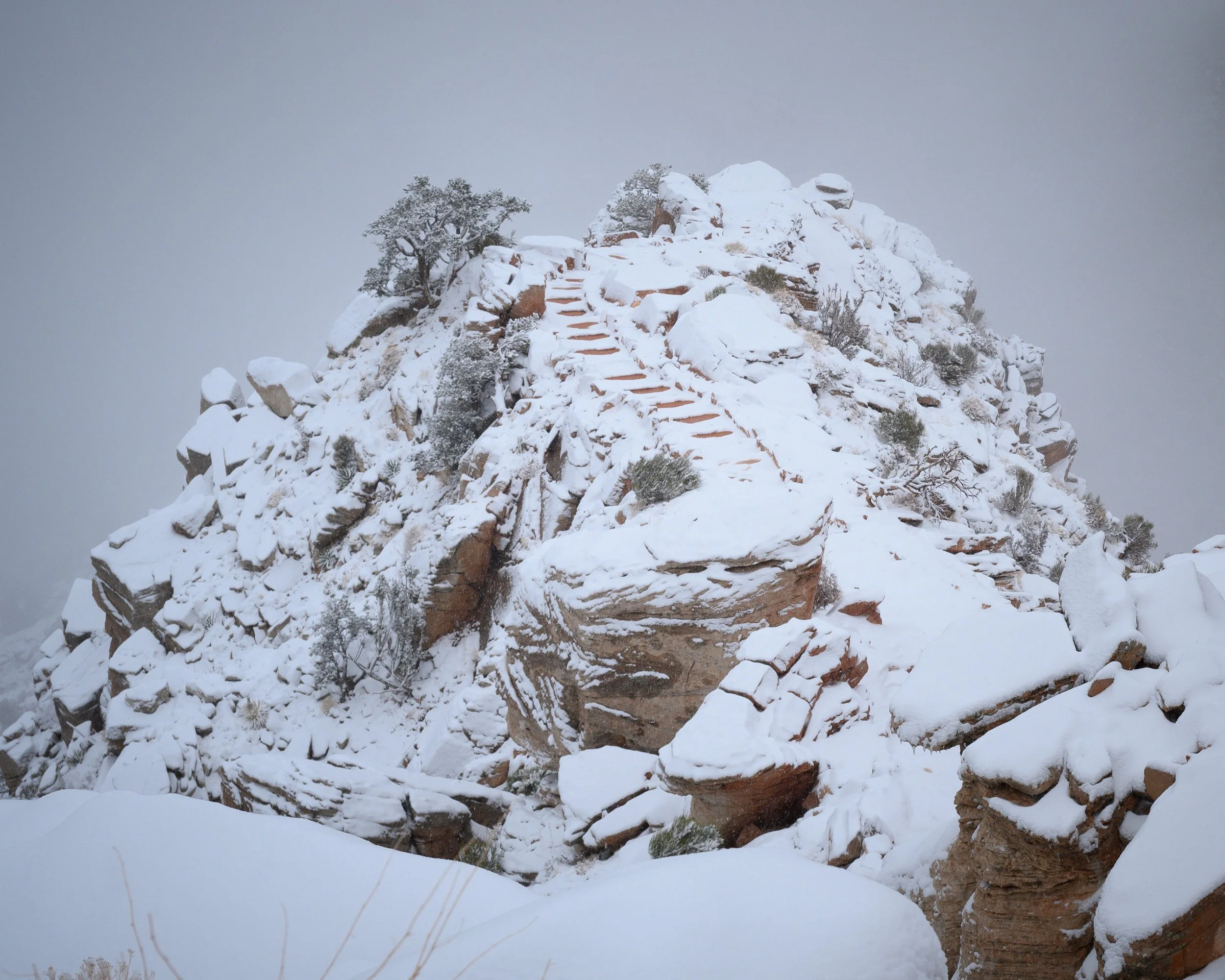 Winter, South Kaibab Trail, Grand Canyon, Arizona