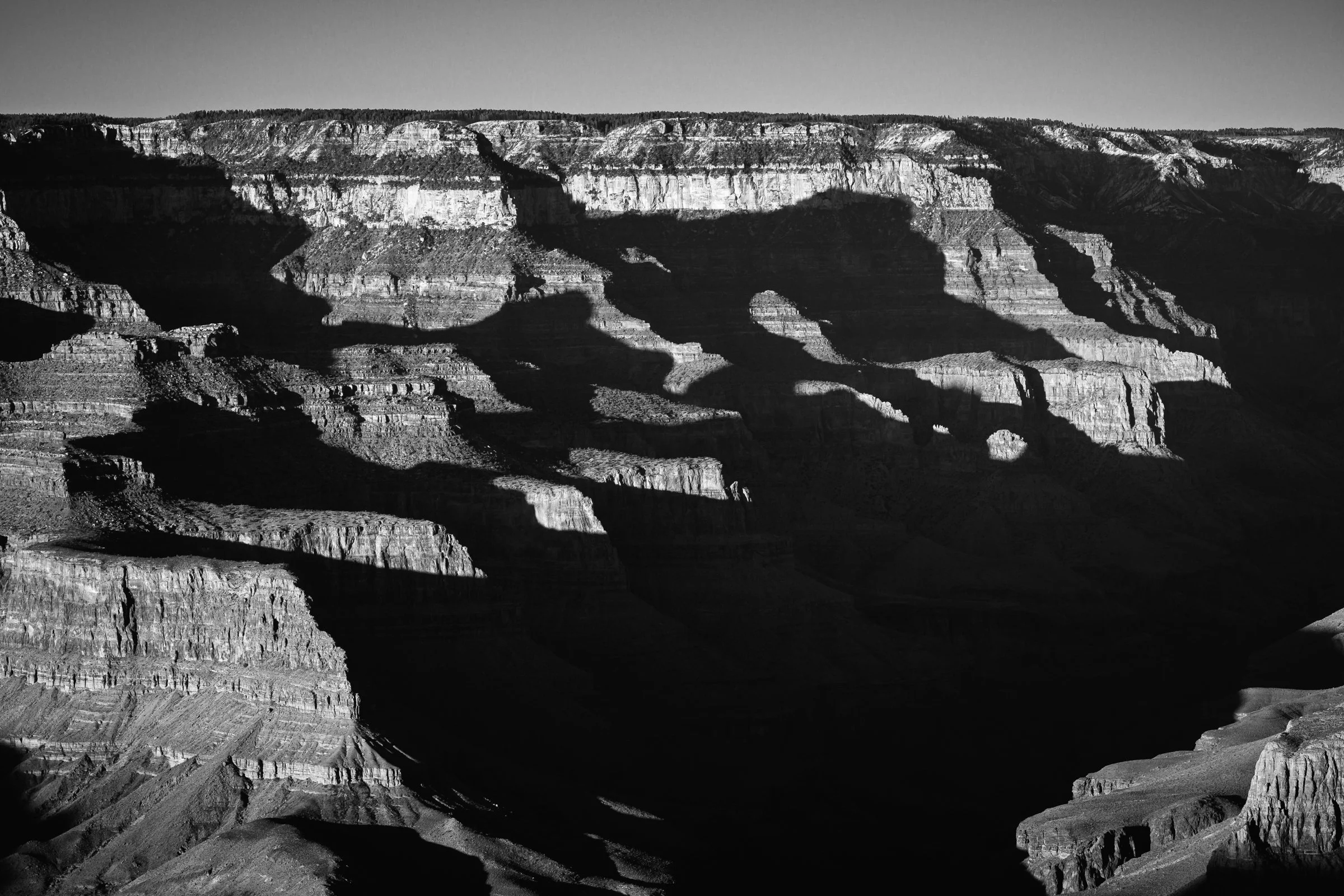 Grand Canyon National Park, Arizona, Bright Angel Canyon from the South Rim, January, 2026