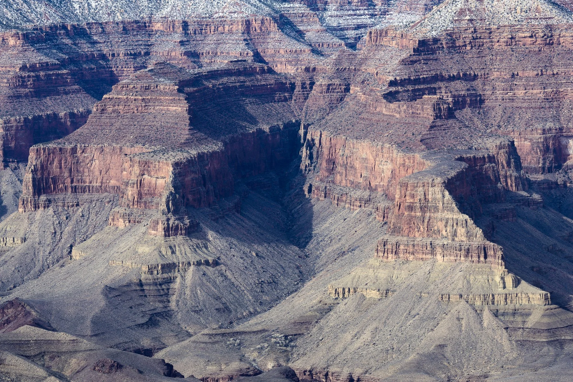 winter, snow, Grand Canyon National Park, Arizona