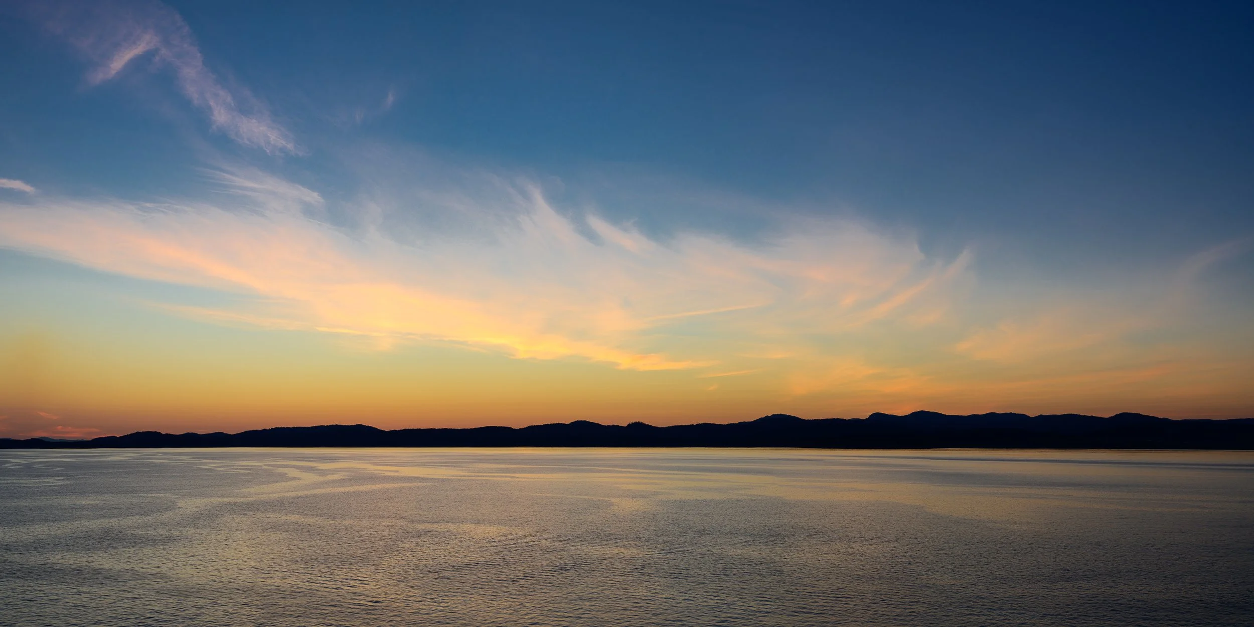 Sunset, Puget Sound, Washington