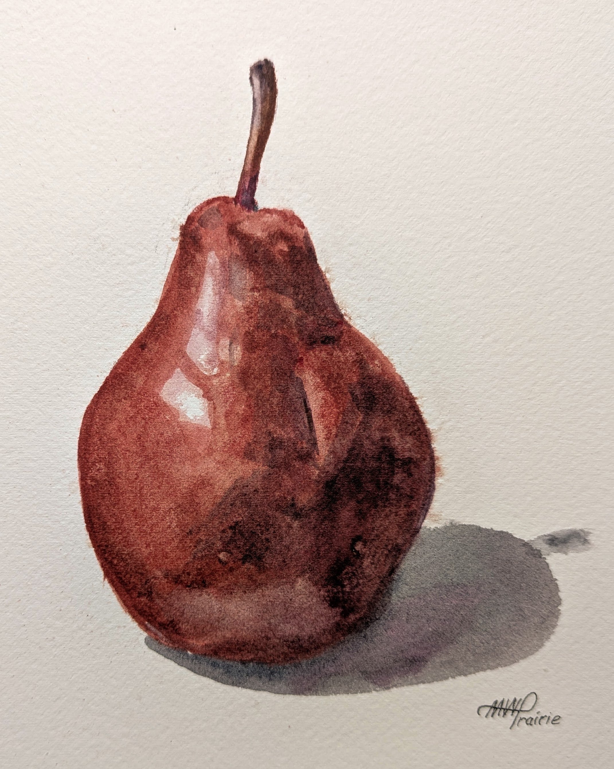 Red Pear (Available at Axel's Gallery & Frame Shop 11/29-12/24 2025)