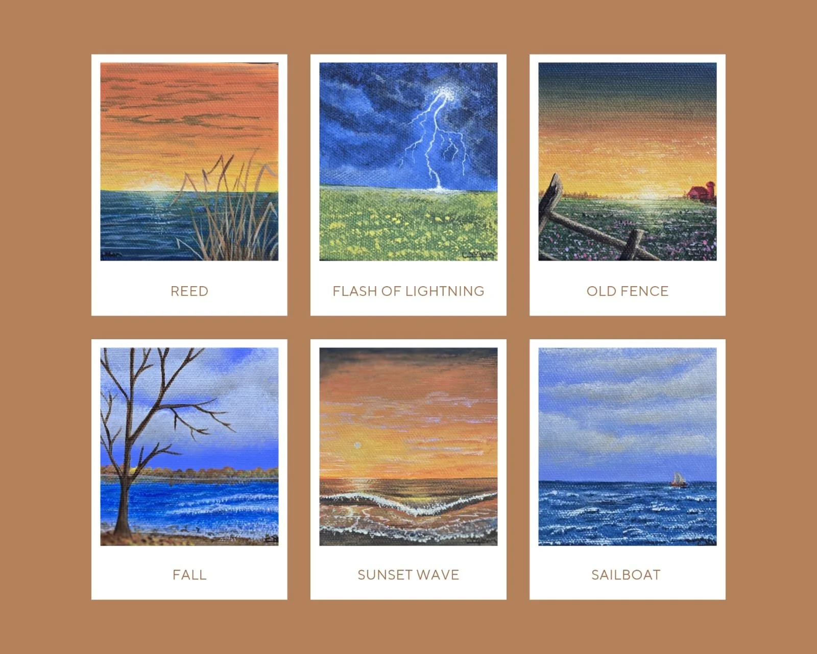 Mini Acrylic Paintings