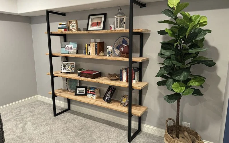 Custom shelving installation Edmond Oklahoma