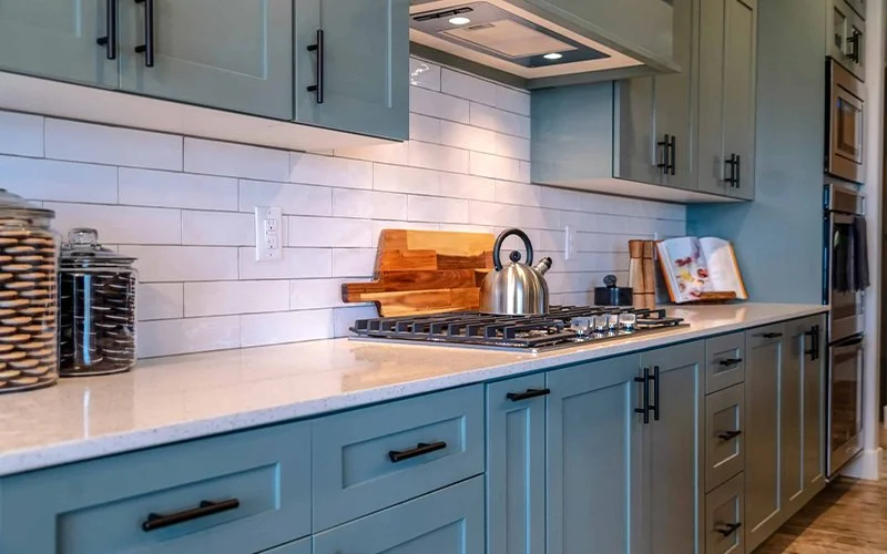 Kitchen cabinet painting in Edmond