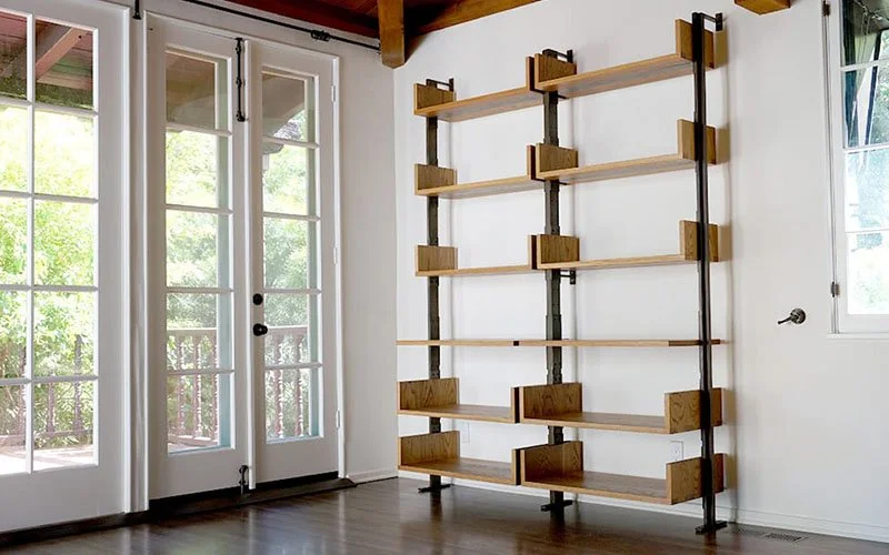 Handyman installing custom shelves Yukon OK