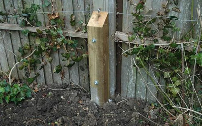 Concrete fence post installation Bethany OK