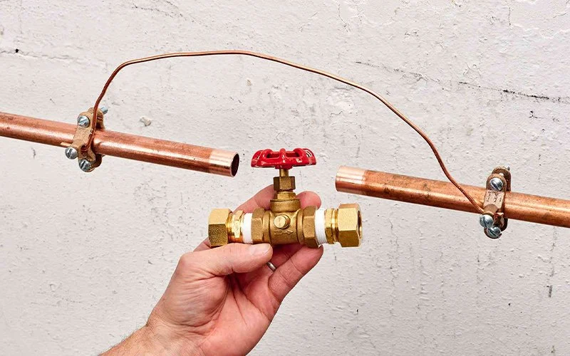 water supply valve installation in Nichols Hills