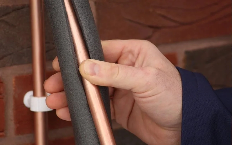 insulating hot water pipes in Oklahoma City