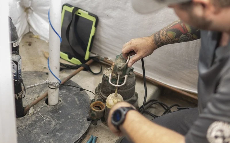 Sump pump repair service in Edmond Oklahoma