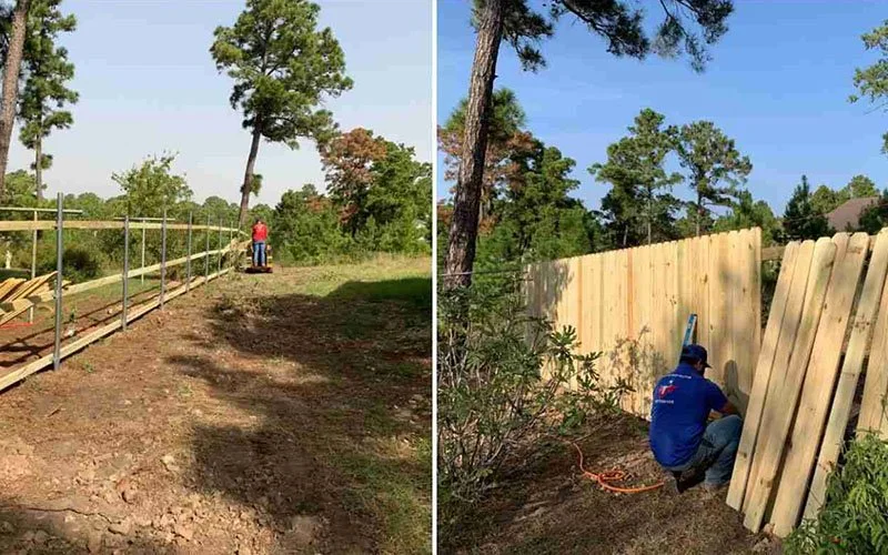 Replacing rotted fence posts Yukon OK