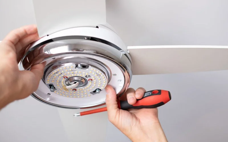 installing ceiling fan in Edmond