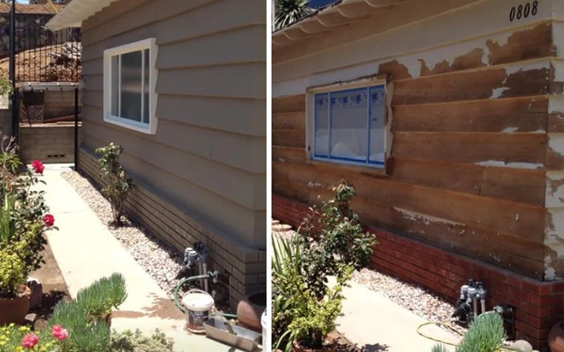 Wood Siding Painting in Edmond