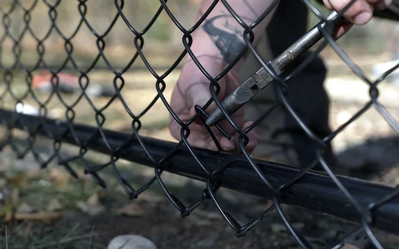 Chain link fence gate repair Nichols Hills OK