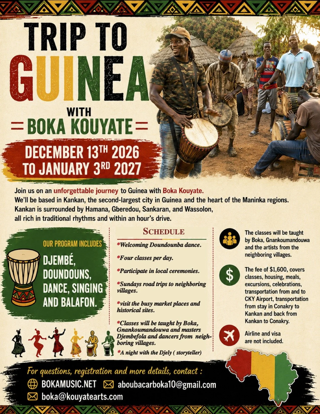 Trip with Boka to Guinea