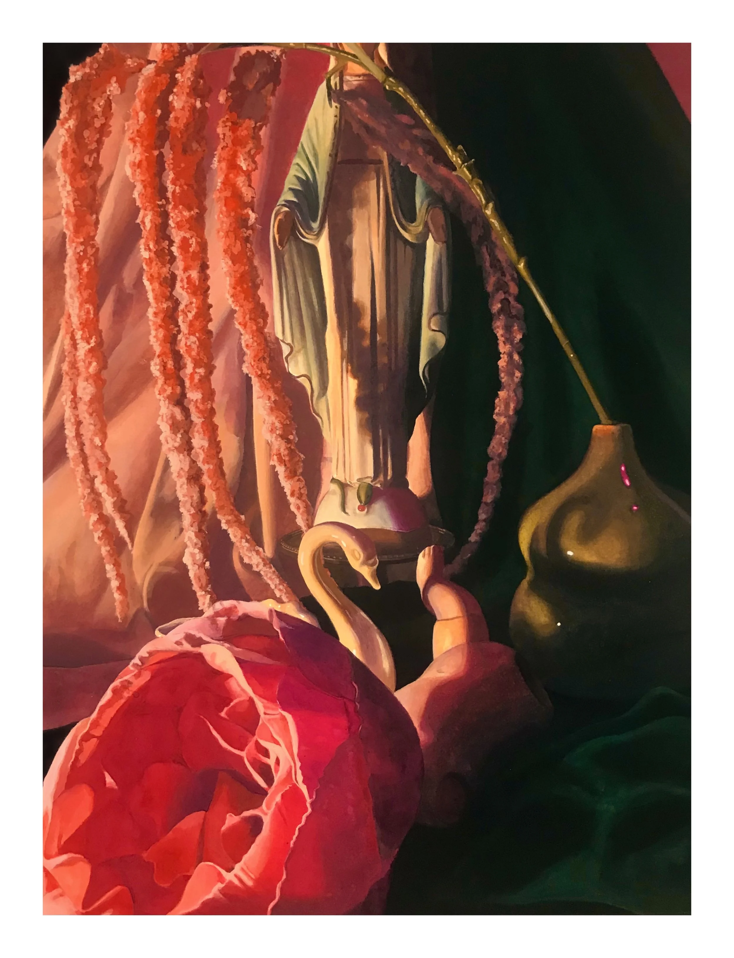 A Perfect Animal, acrylic gouache, 17.25" by 13," 2022