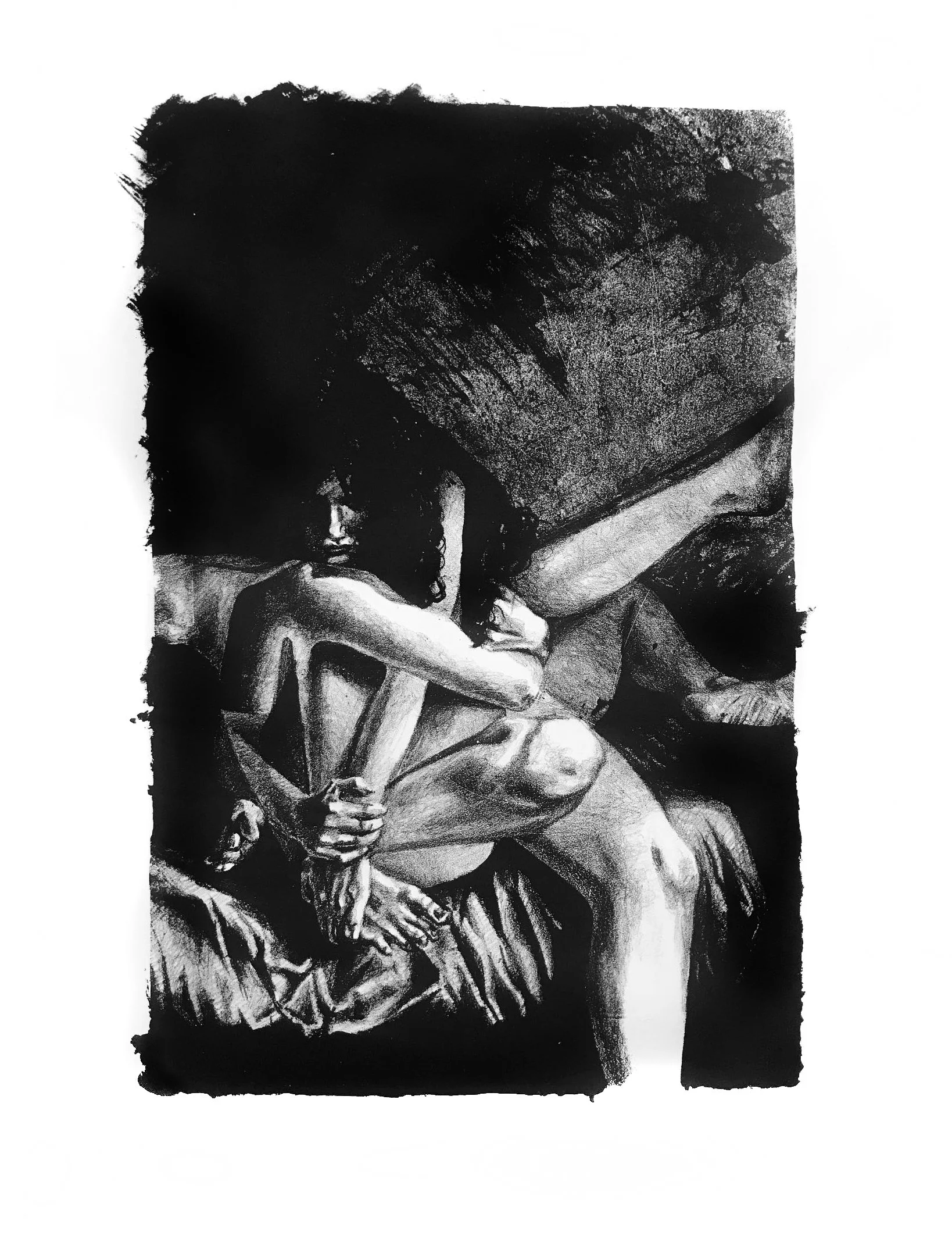 Venus Fly, lithograph, image size 12" x 7.75," paper size 15" x 10.75," edition of six, 2022