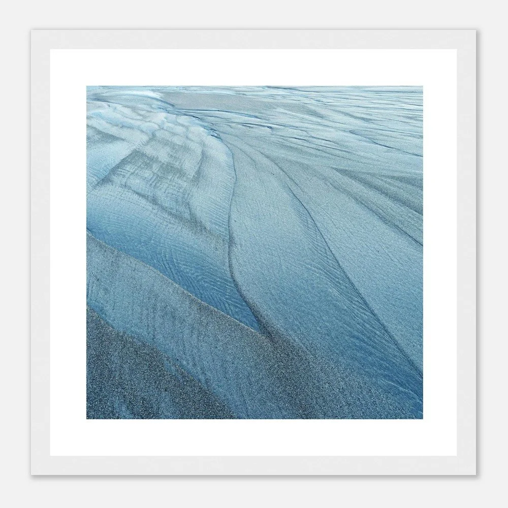 Tidal Blue Framed Coastal Photography Print