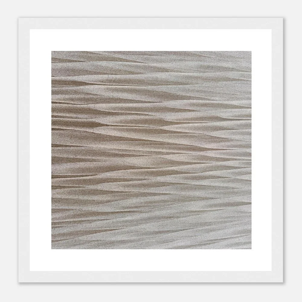 Tidal Taupe — Framed Coastal Photography Print