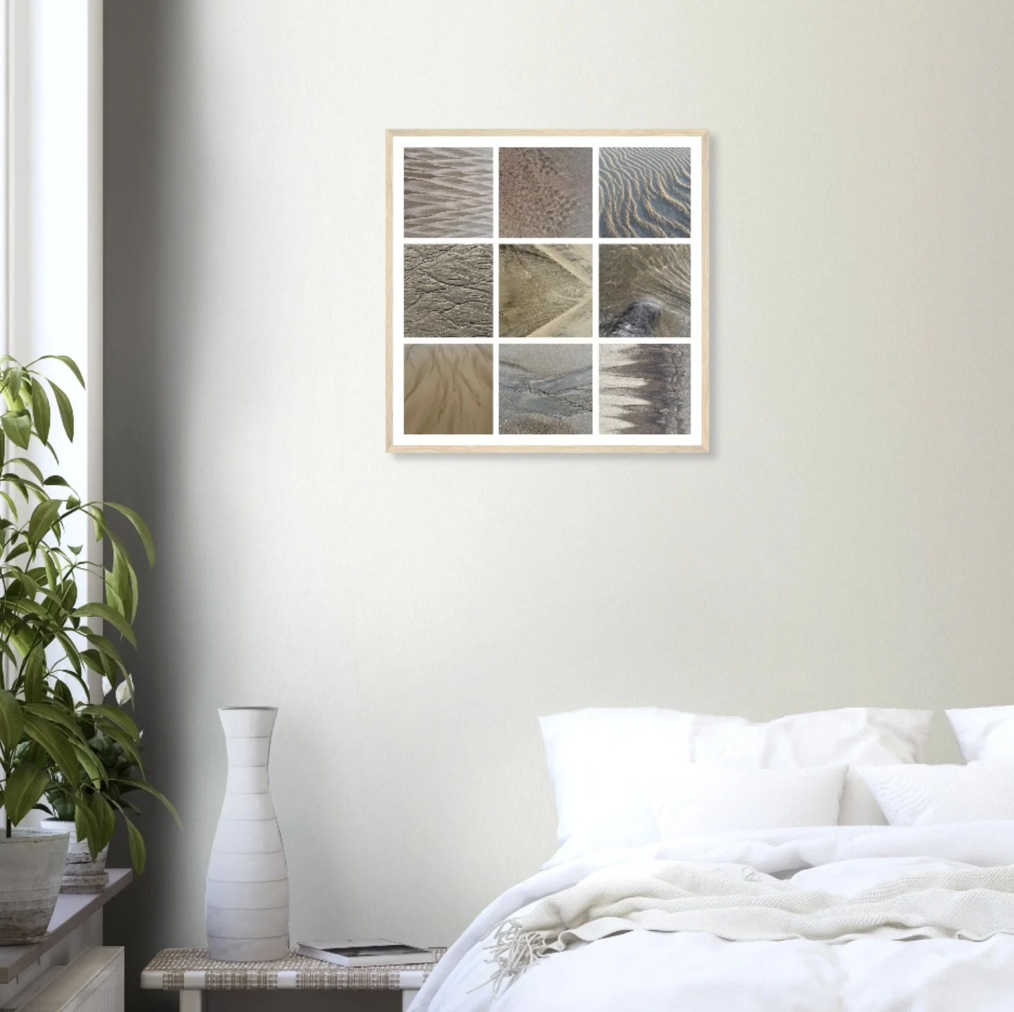 "The Beach is an Artist 1" Premium Matte Paper Wooden-framed Poster