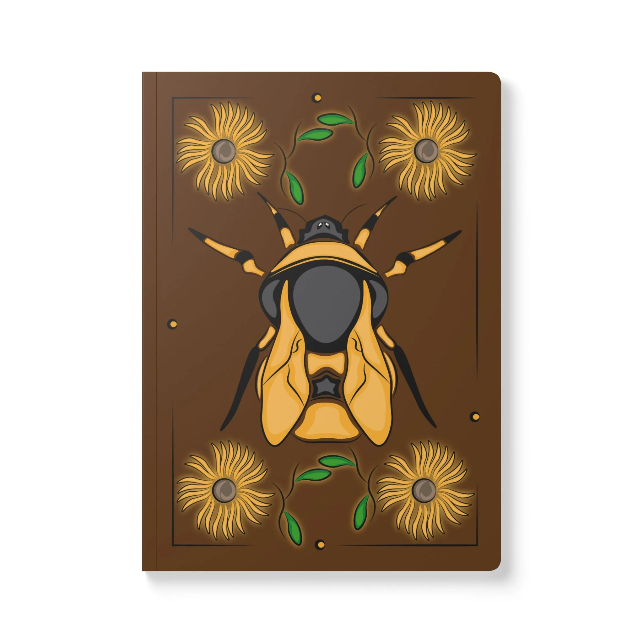Bumblebee Softcover Journal (with Inside Prints)
