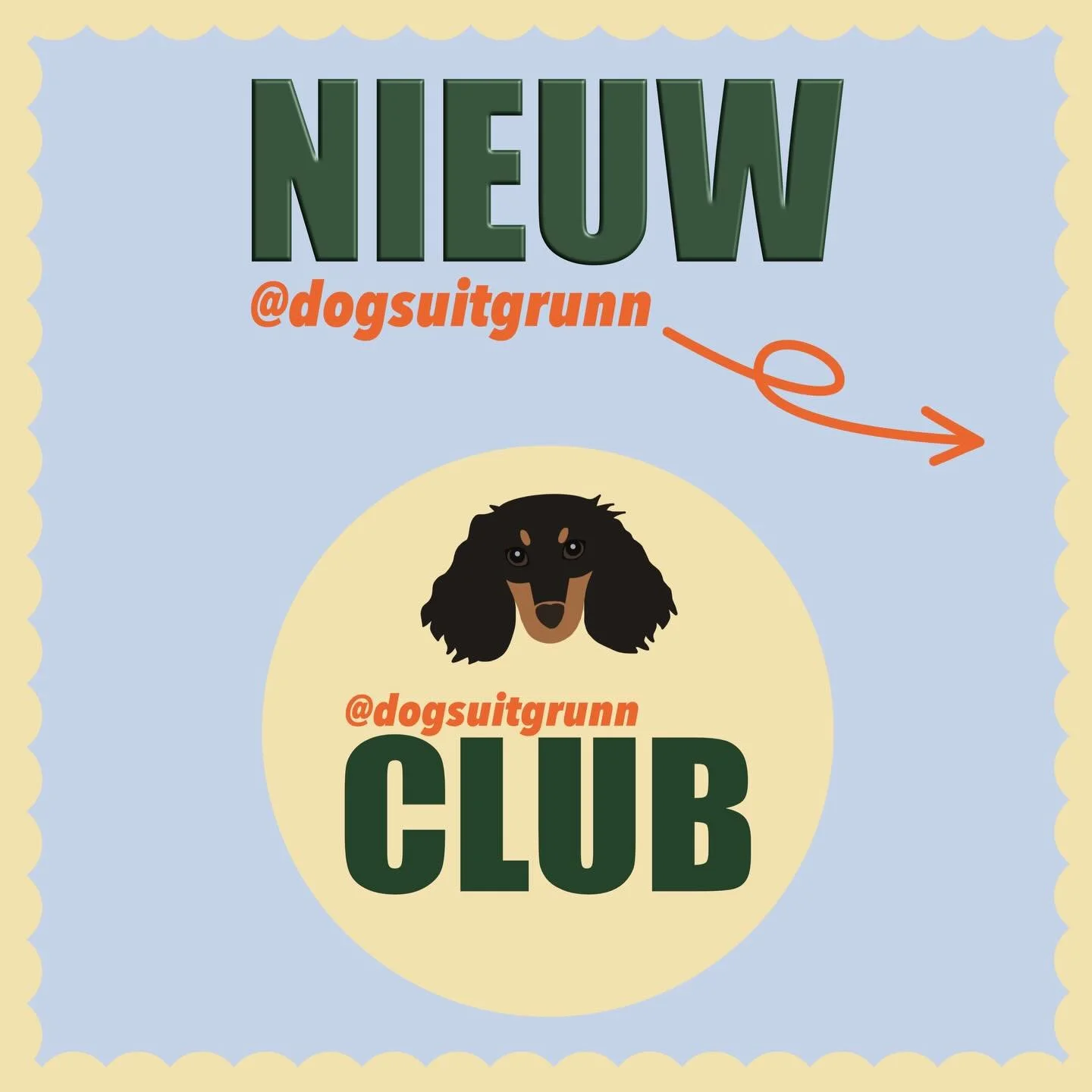 Nieuw: dogsuitgrunn CLUB!
 We krijgen zo vaak de vraag hoe je jouw hond kunt laten fotograferen door dogsuitgrunn, dat we het nu voor &aacute;l onze volgers makkelijker hebben gemaakt.

Met de dogsuitgrunn CLUB krijg je toegang tot exclusieve CLUB sh