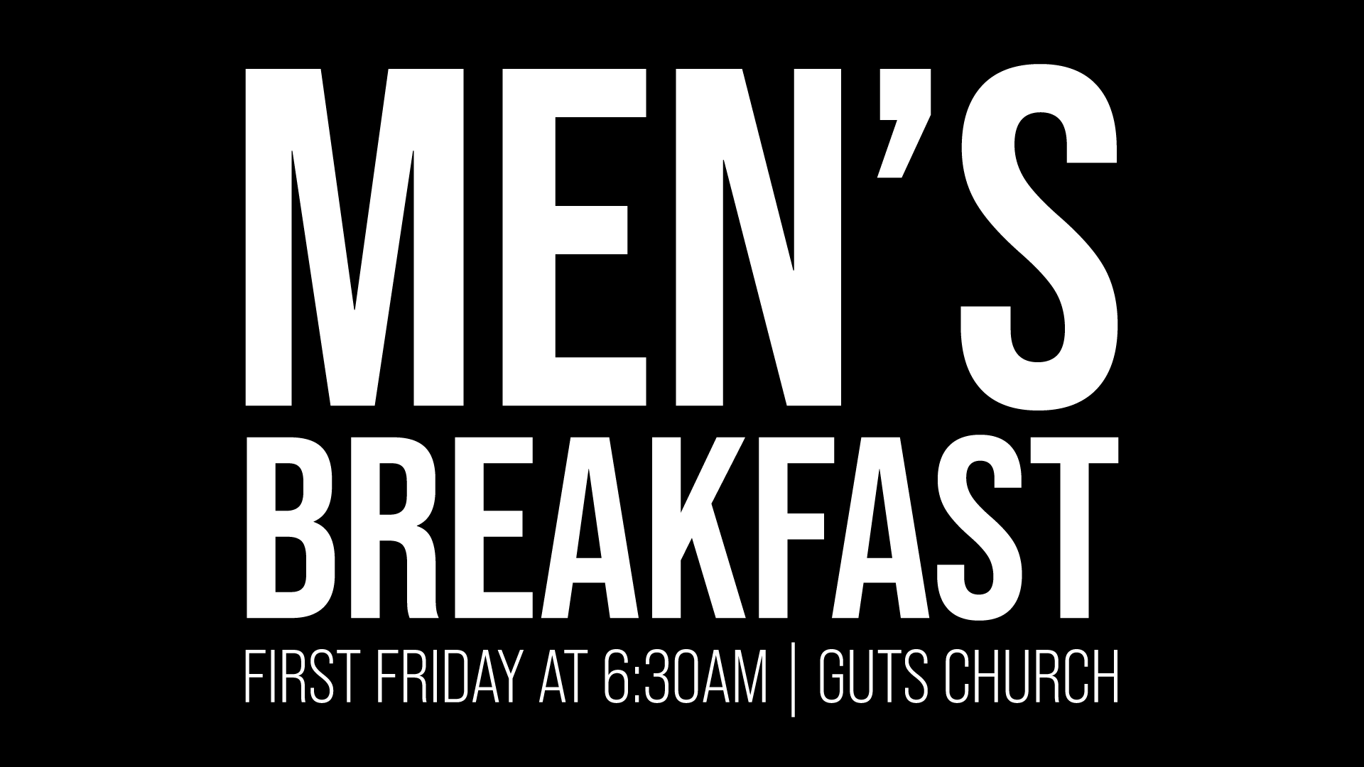 Men’s Breakfast