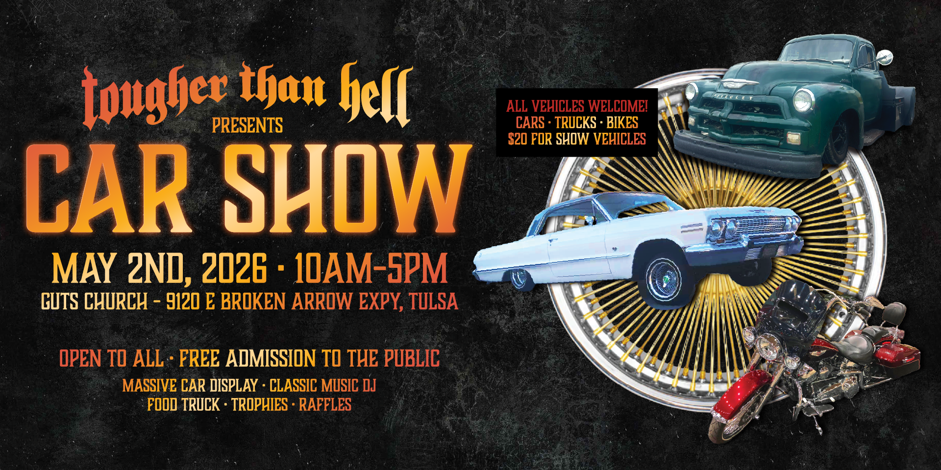 Tougher Than Hell Car Show 2026