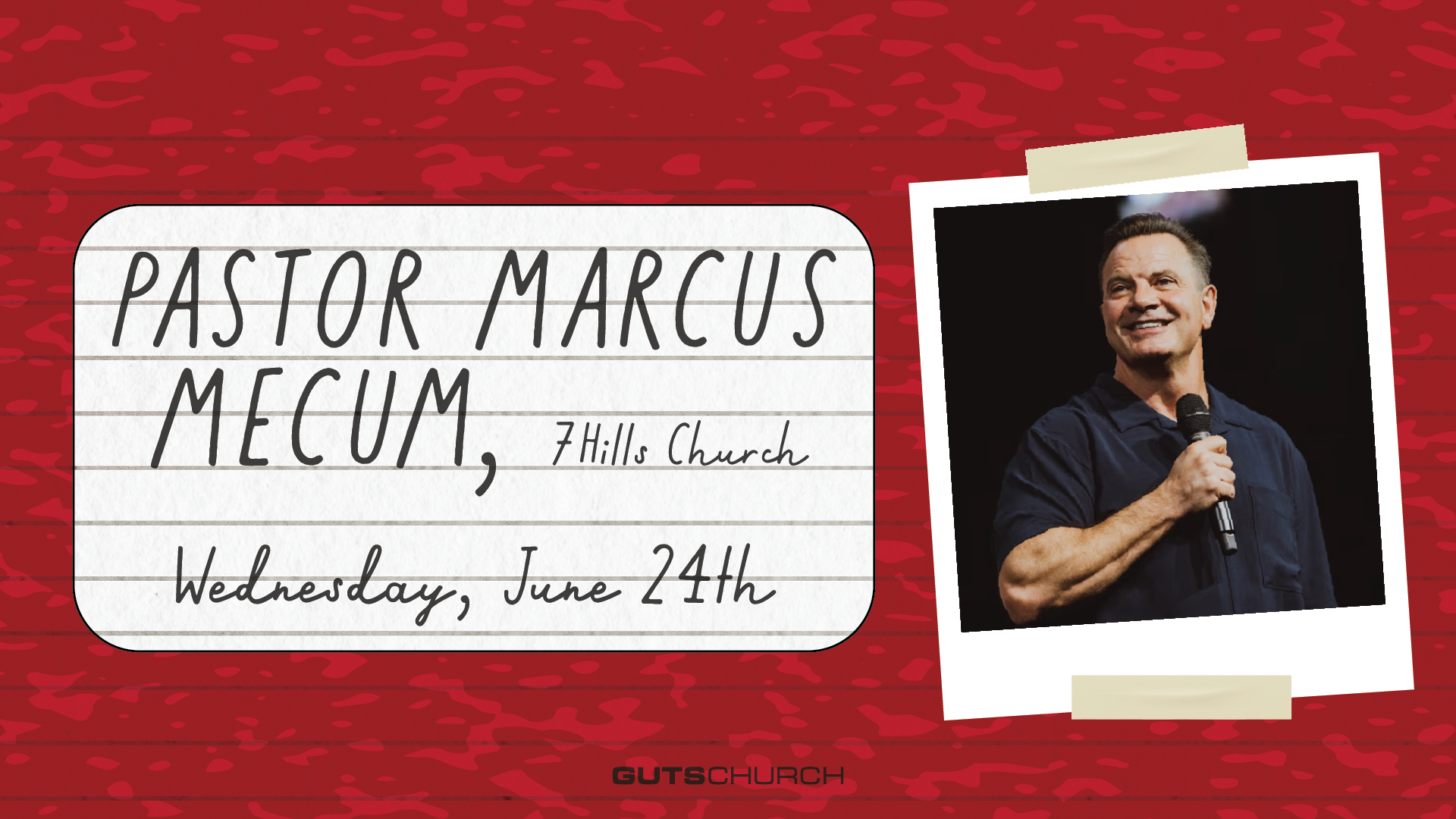 Pastor Marcus Mecum