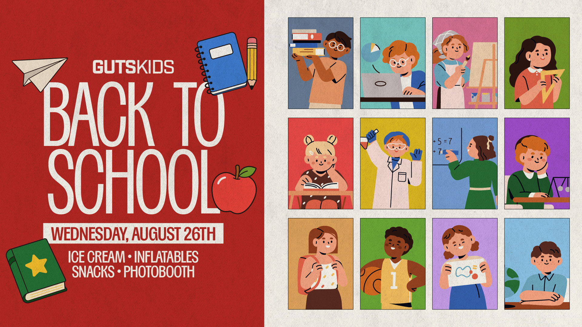 Guts Kids Back To School (1st - 6th)