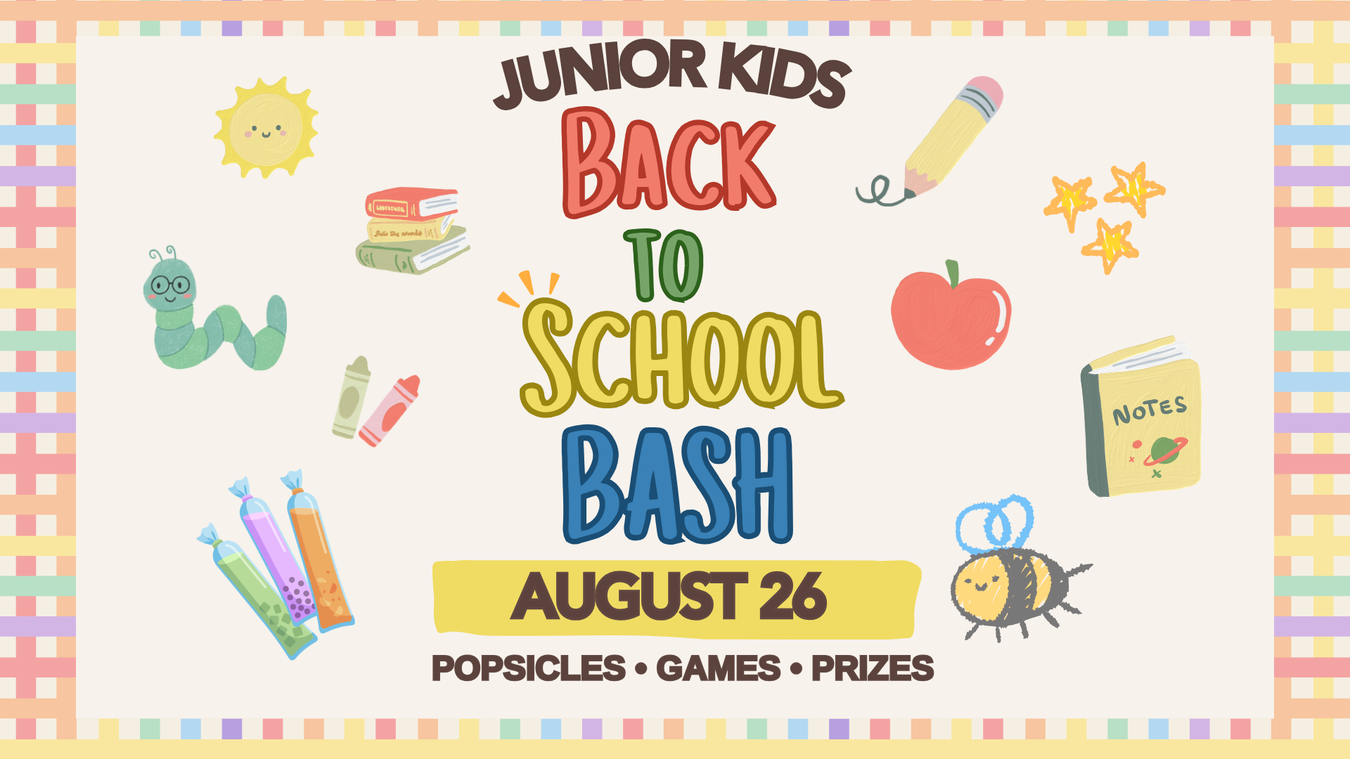 Junior Kids Back To School (Ages 2-5)