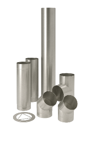 Tubulures en acier inoxydable pour plomberie ou industrie.