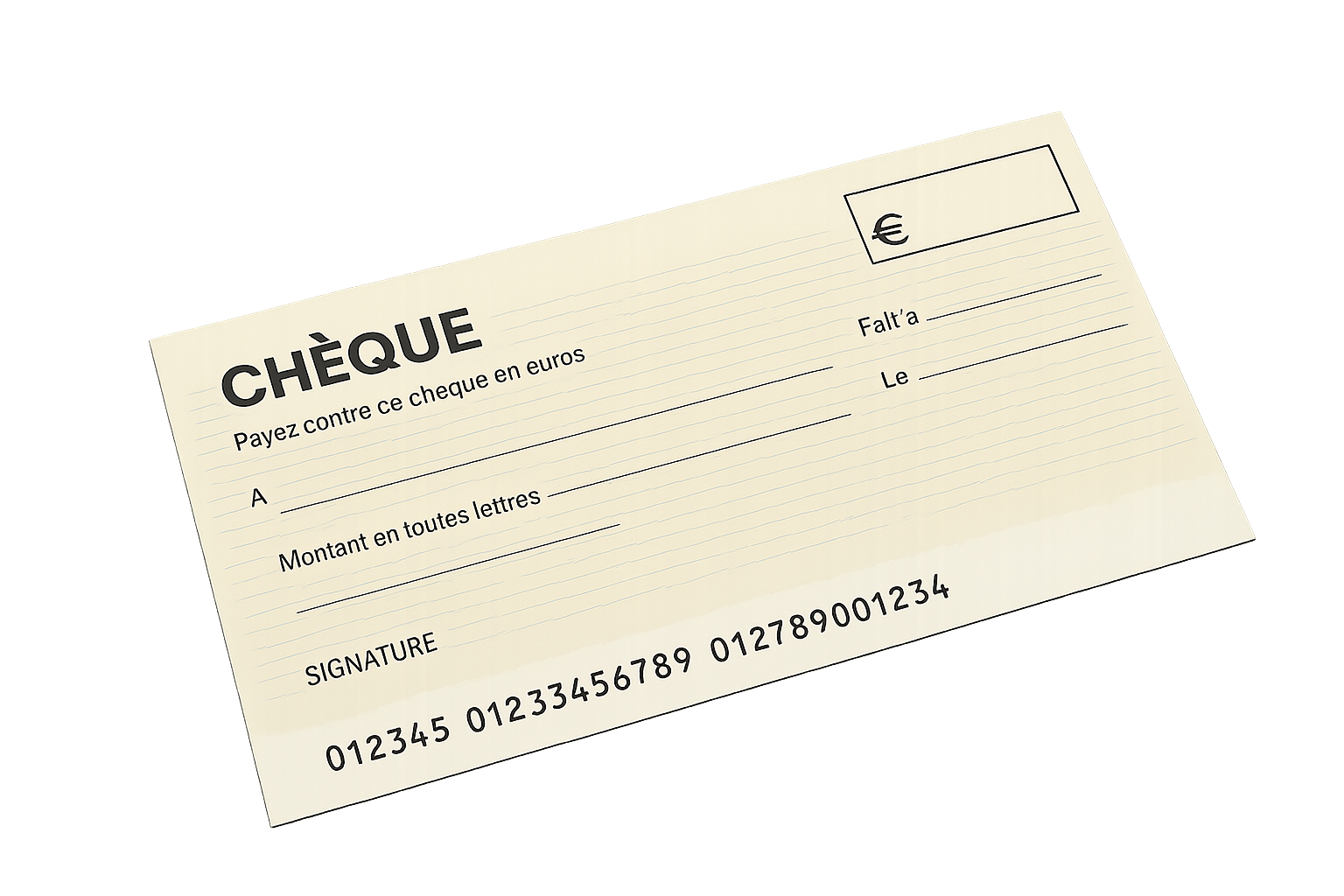 Vous pouvez régler vos prestations de ramonage un chèque bancaire en euros,