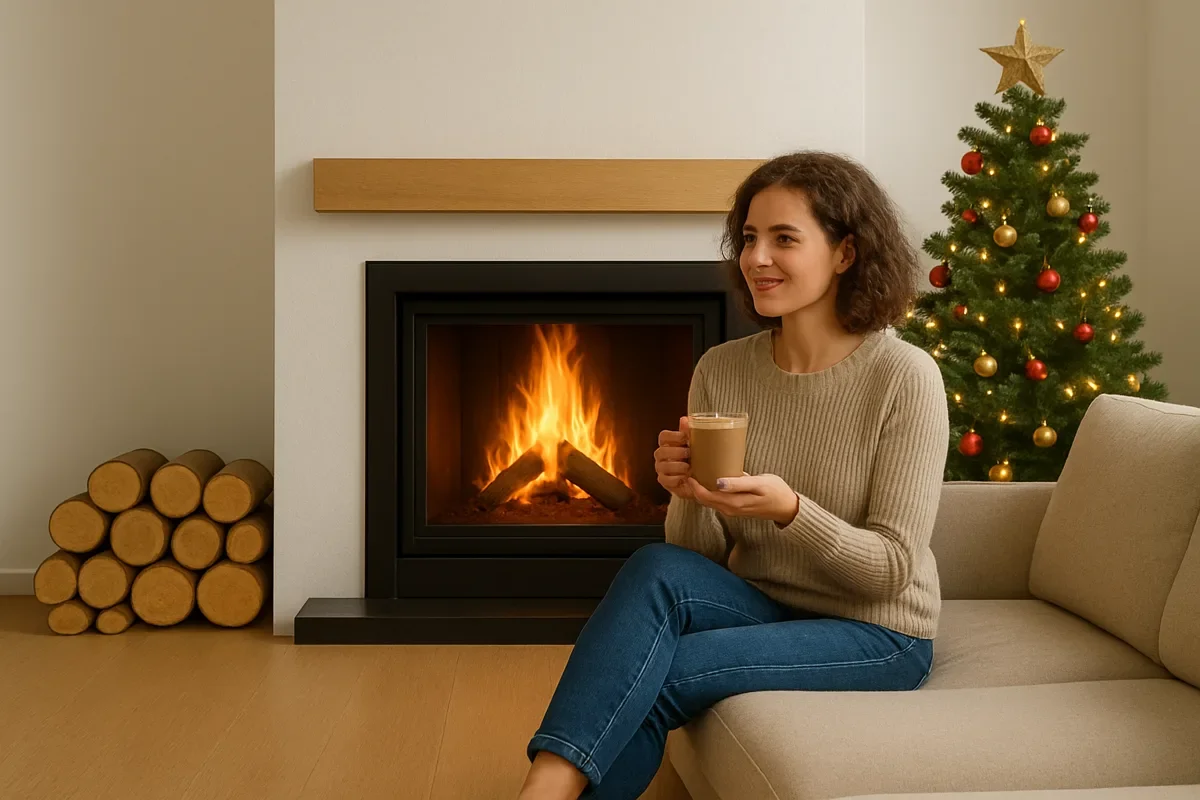 Un foyer de cheminée ramoner pour une sécurité d'une famille