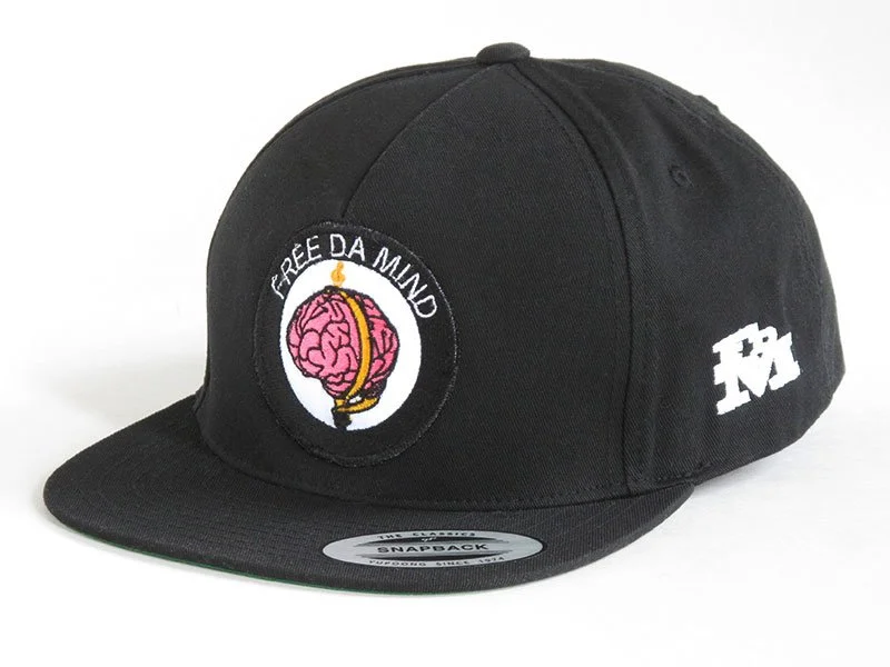 'Free Da Mind' Black SnapBack Cap