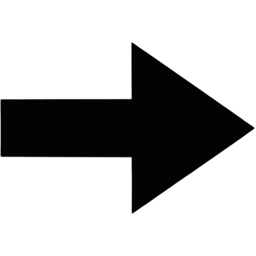 A black arrow