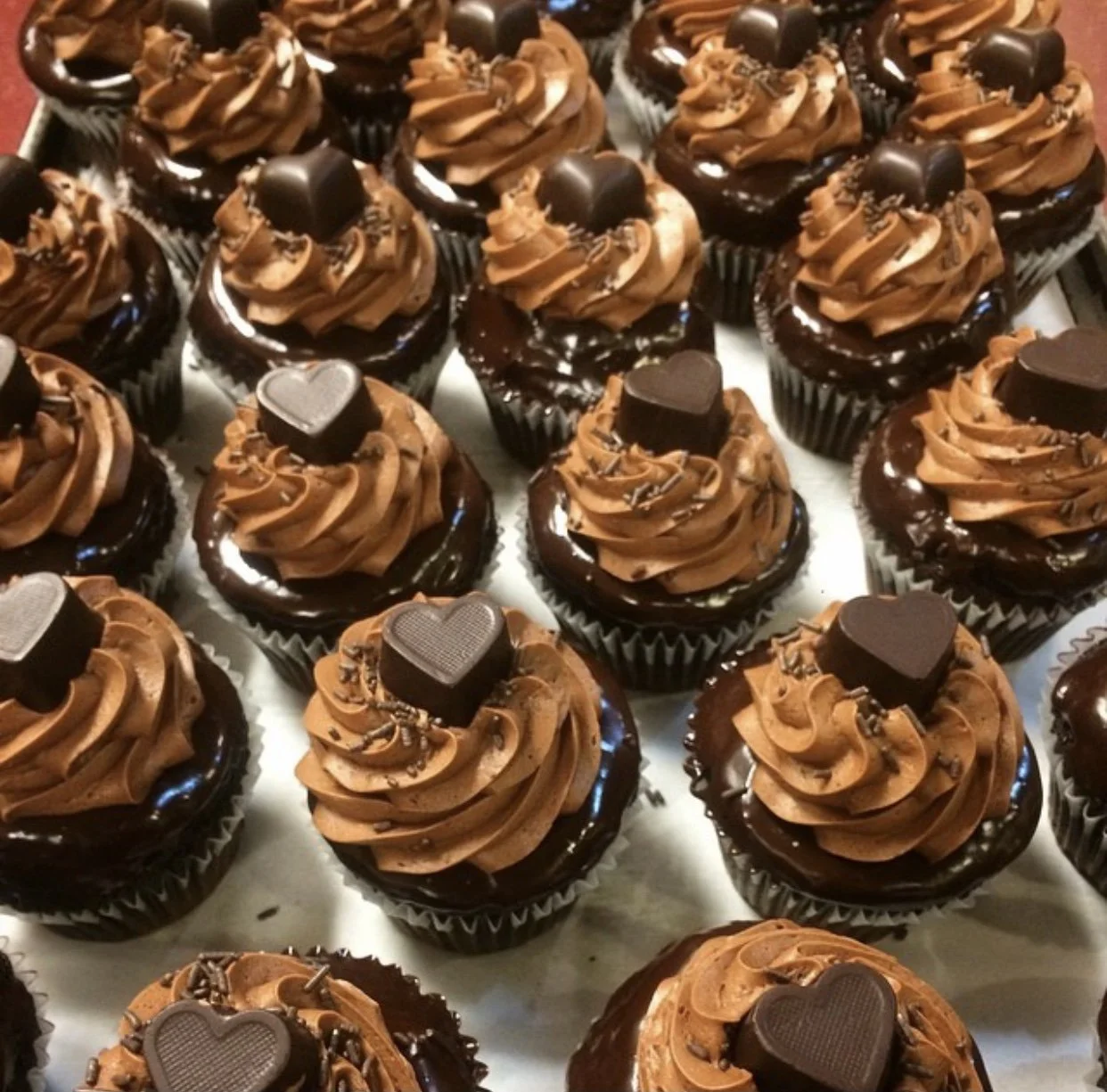 Triple Chocolate Cupcakes