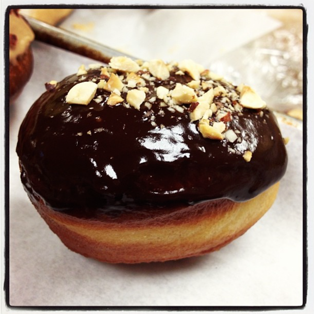 Chocolate Hazelnut Cream Donut
