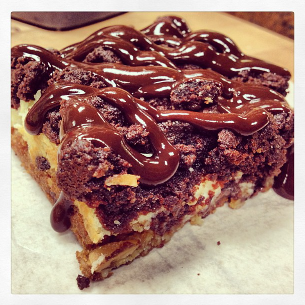 Chocolate Peanut Butter Cheesecake Bars