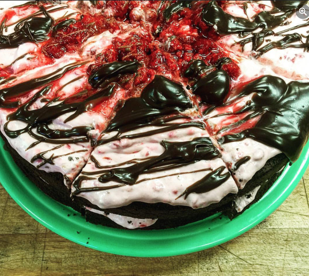 Chocolate Raspberry Mousse Cake