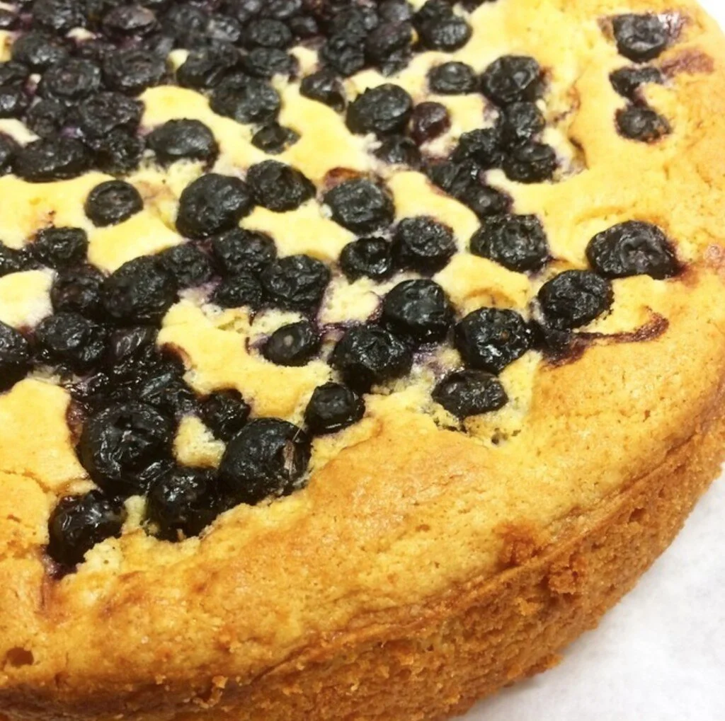 Blueberry Cornmeal Cake