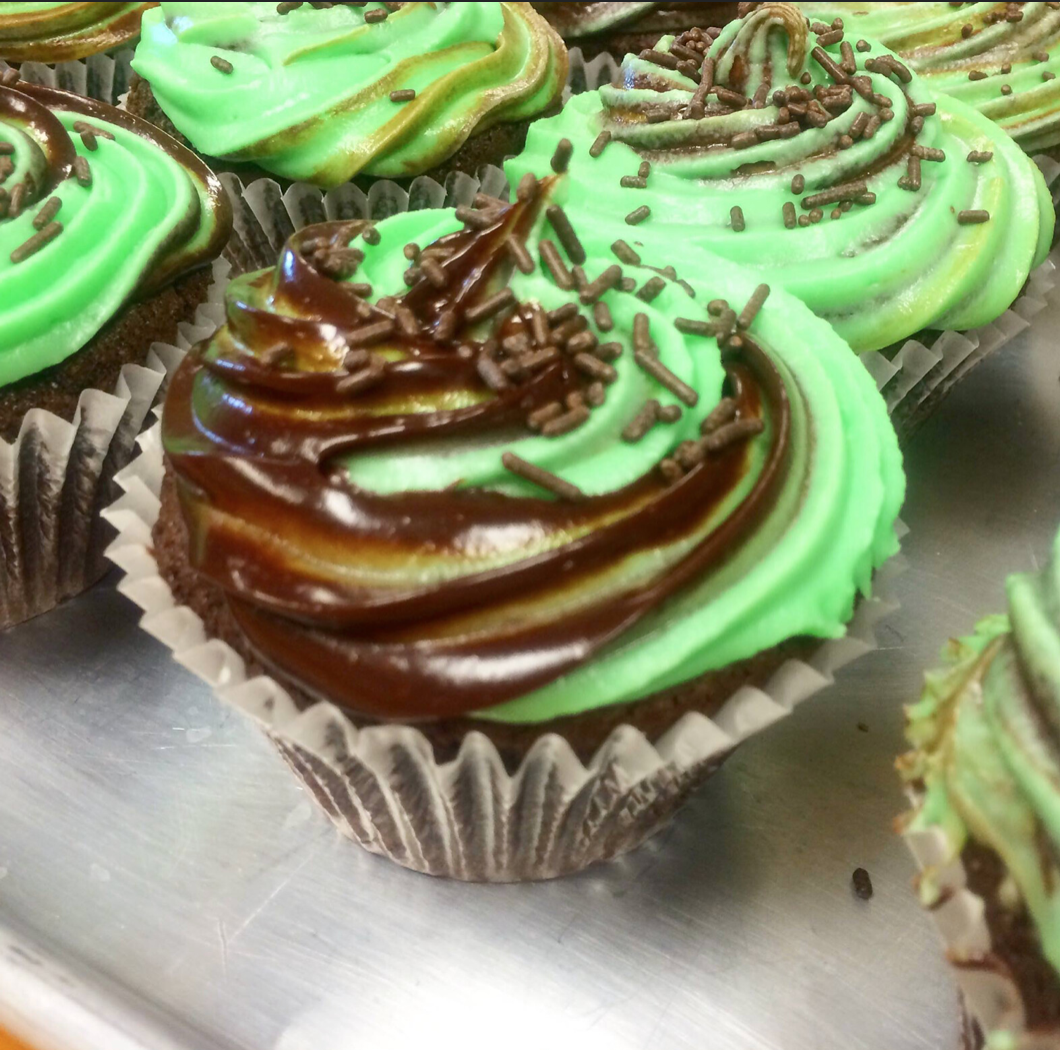 Old School Brewery's Hooligan Stout Cupcake