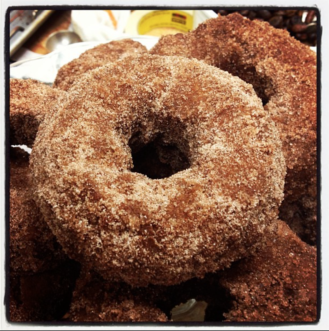 Cinnamon Sugar Apple Cider Donuts