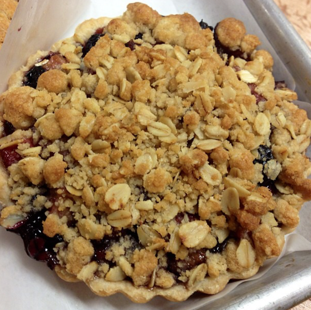 Pear Blueberry Ginger Mini Pies